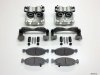 2 x Front Caliper & CERAMIC Pads for Jeep Grand Cherokee 1999-2002 BRK/WJ/011A